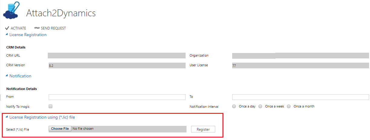 Configuring Attach2Dynamics