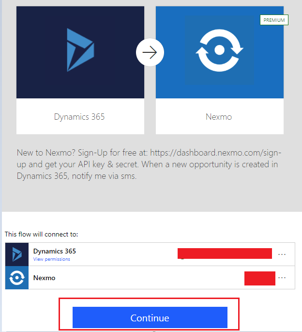 Send SMS to user when a new record is created in Dynamics 365 CRM using Nexmo
