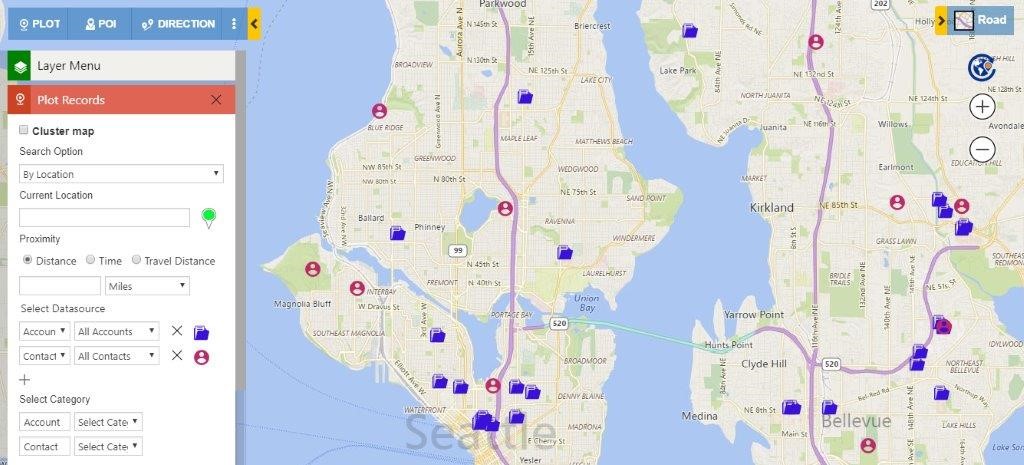 Geo mapping visualisation