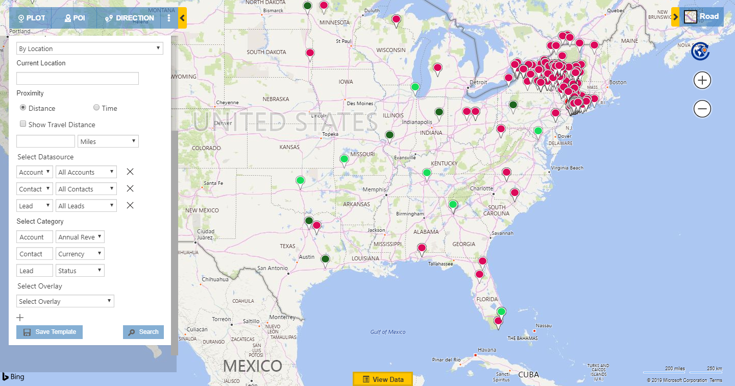 Geo mapping visualisation