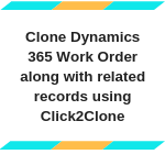 Clone Work Order along with related records using Click2Clone