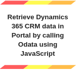 MS CRM Portal Odata using Javascript