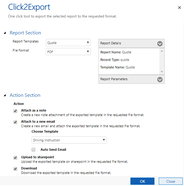 Select & Export a Single Record from within a Particular Record