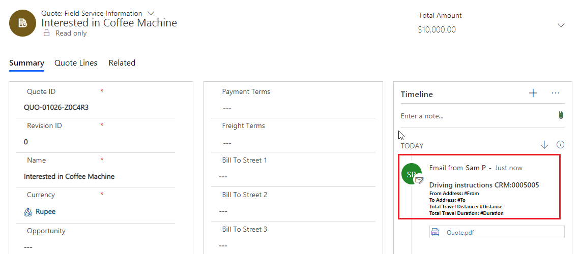 Select & Export a Single Record from within a Particular Record