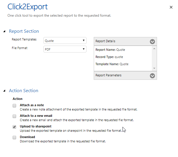 Select & Export a Single Record from within a Particular Record