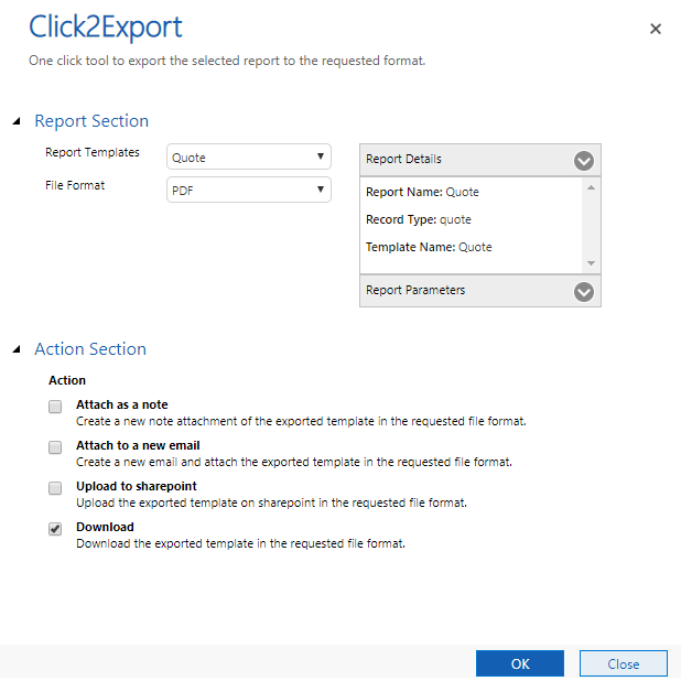 Select & Export a Single Record from within a Particular Record