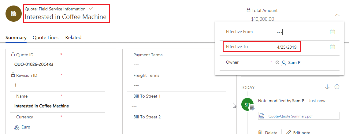 Note or Upload to Sharepoint within Dynamics 365 CRM