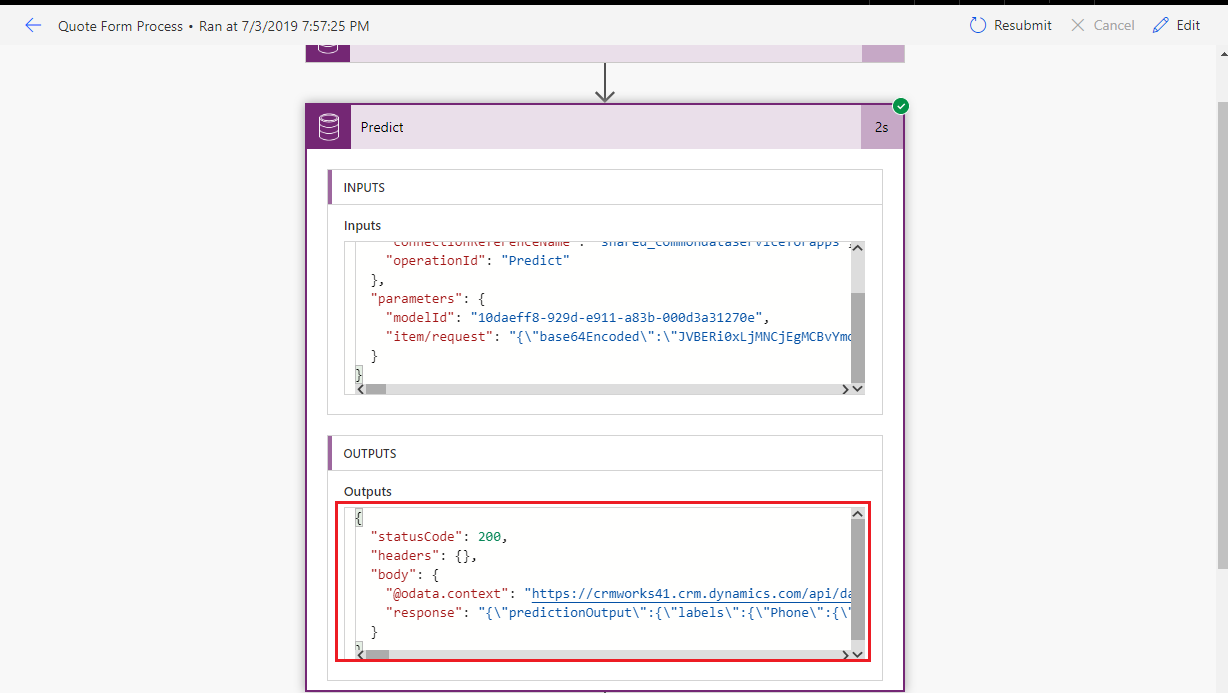 Form Processing AI Model Microsoft Flow Power Apps