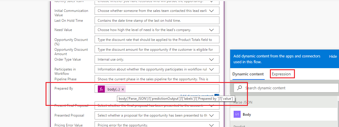 Form Processing AI Model Microsoft Flow Power Apps