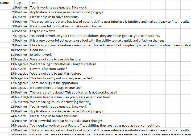 Text classification model Microsoft Flow