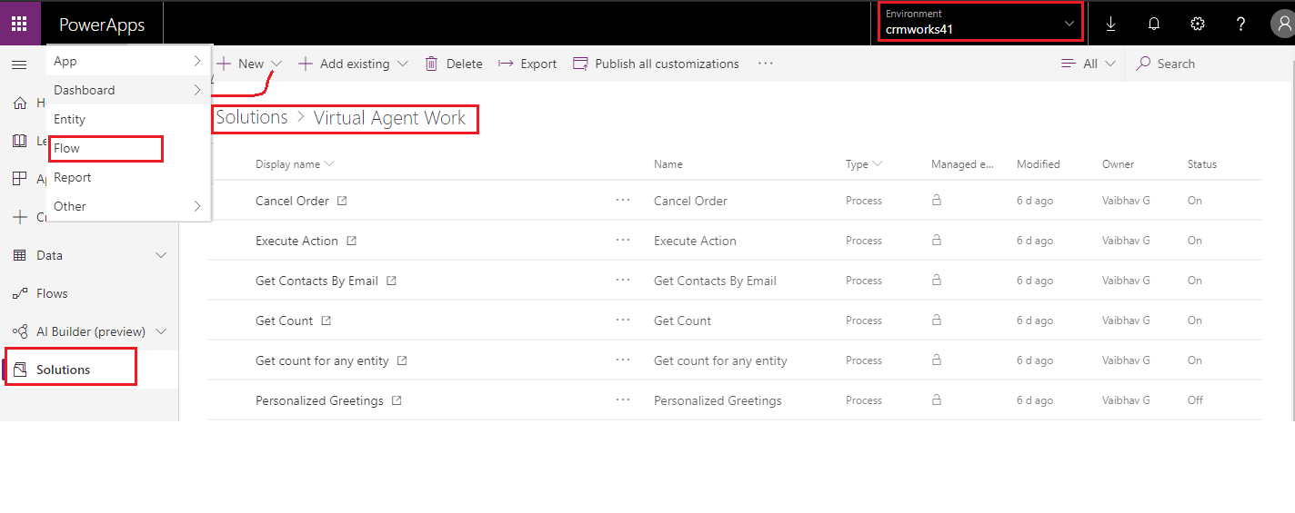 Use Dynamics 365 Virtual Agent Chabot for the CRM users