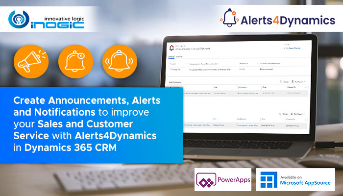 Dynamics 365 Alerts Notifications