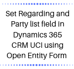 Dynamics 365 CRM UCI