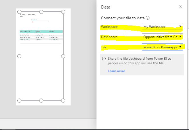 PowerApps and Power BI