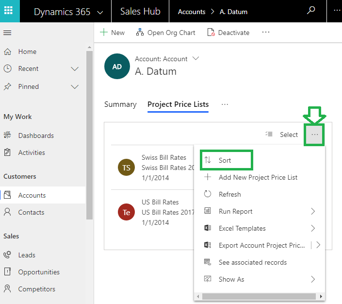 How to rearrange traditional sub-grid in Dynamics 365 CRM Unified Interface