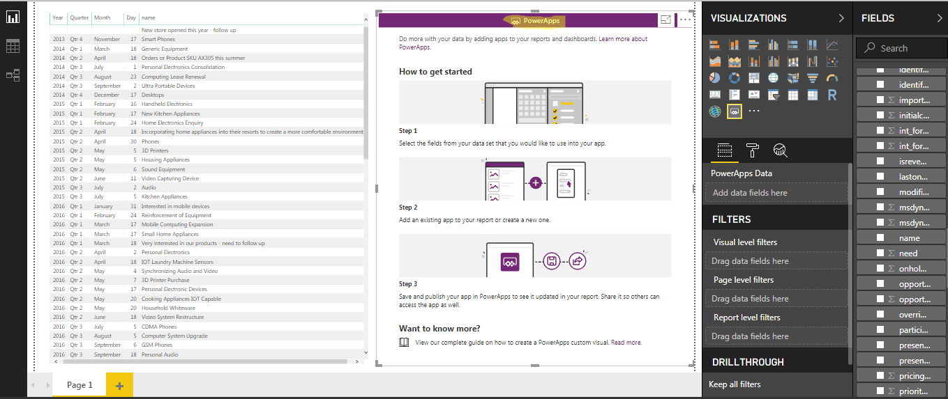 PowerApps and Power BI