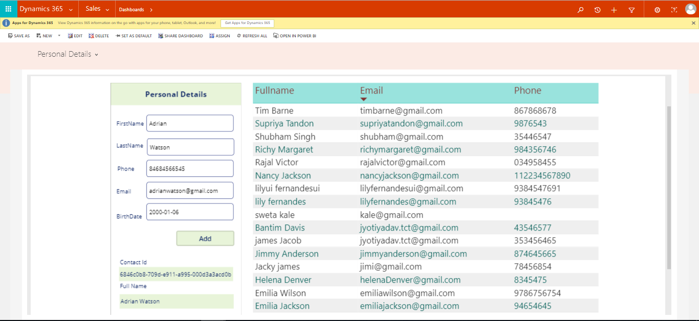 PowerApps and Power BI