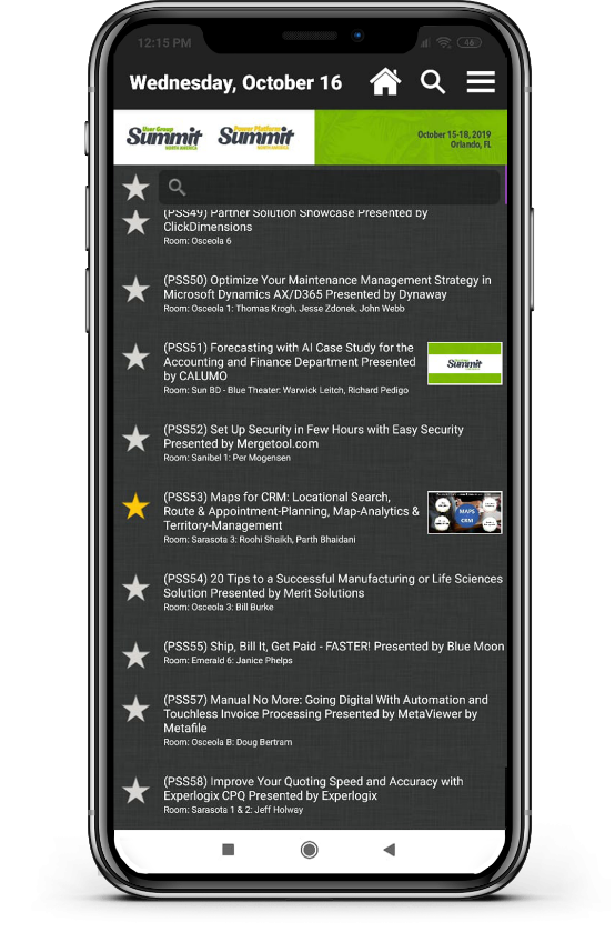 User Group Summit 2019 Mobile App