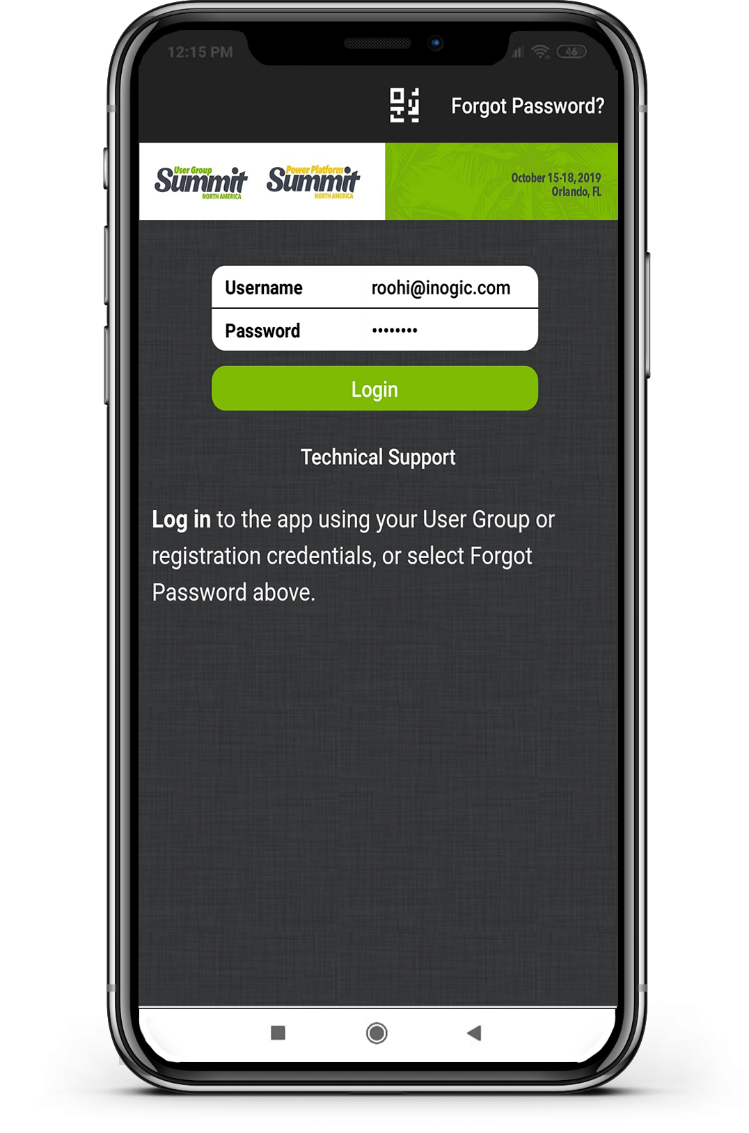 User Group Summit 2019 Mobile App
