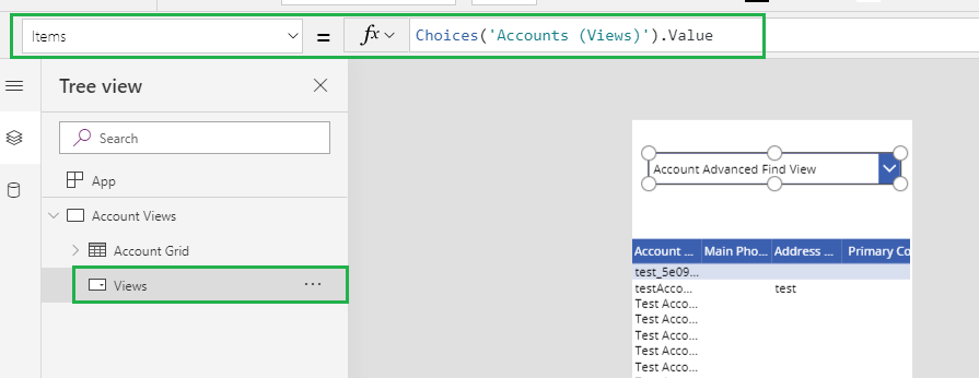 Show Dynamics 365 CRM Views in Canvas Apps Using CDS