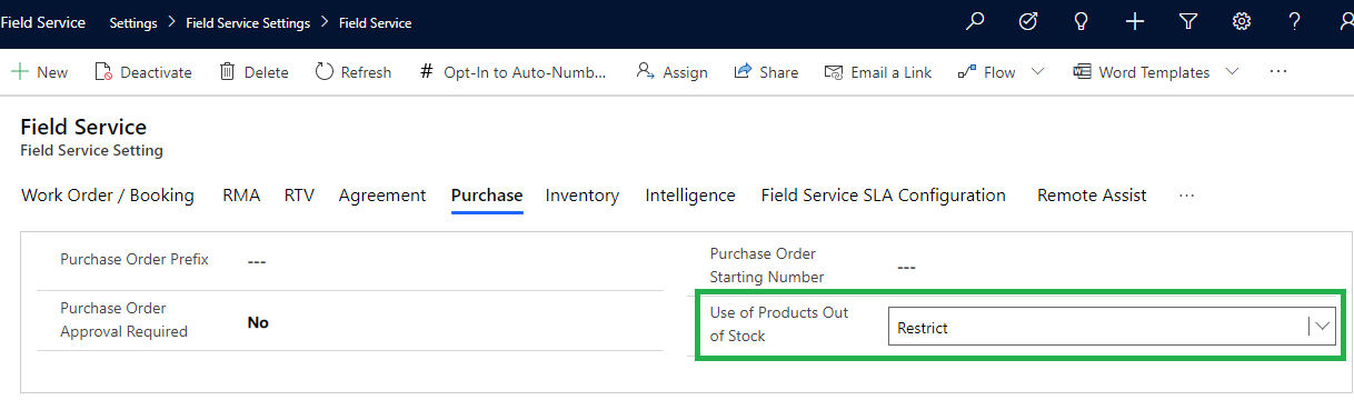 Work Order Product in Dynamics 365 CRM