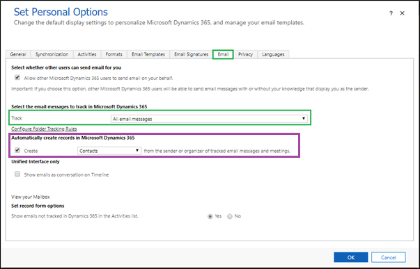 Auto Capturing Emails In Dynamics 365