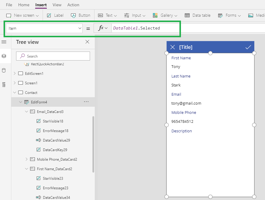 How to Add Hyperlink to Data Table Column in PowerApps