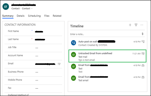 Auto Capturing Emails In Dynamics 365
