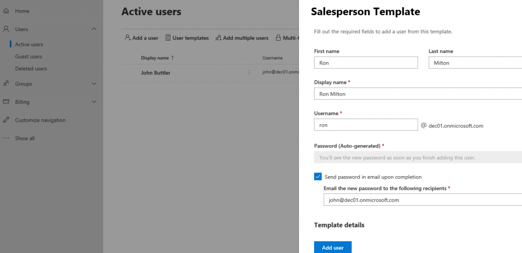 How to add users in Office 365 using ‘User Template’ - Microsoft ...