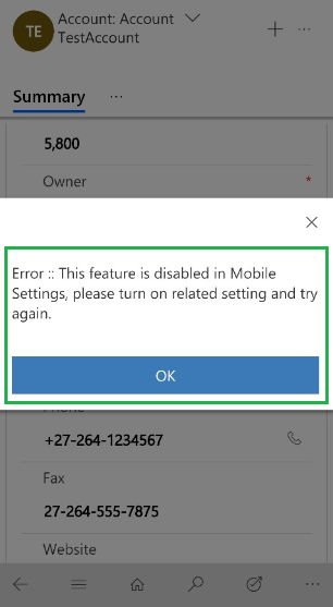 Dynamics 365 Mobile App Using Client APIs