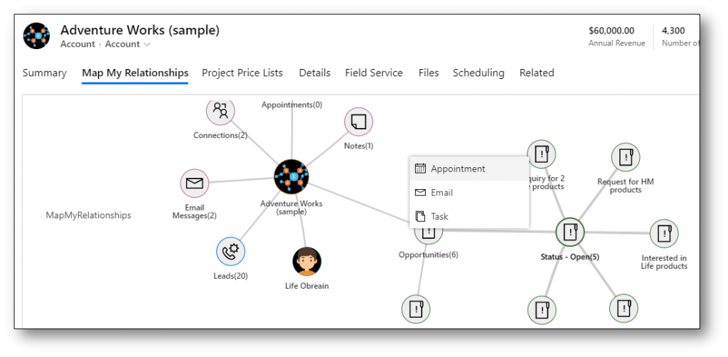 Map My Relationships A smart way to visualize Dynamics 365 CRM Entity