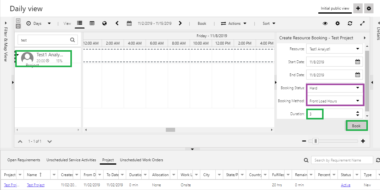 schedule board for Dynamics 365 CRM