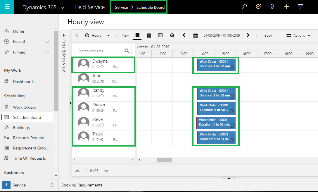 Dynamics 365 Field Service