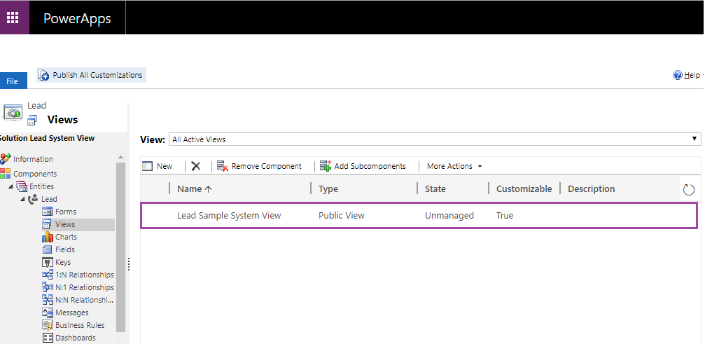 How to Convert Personal View to System View in Dynamics 365 CRM