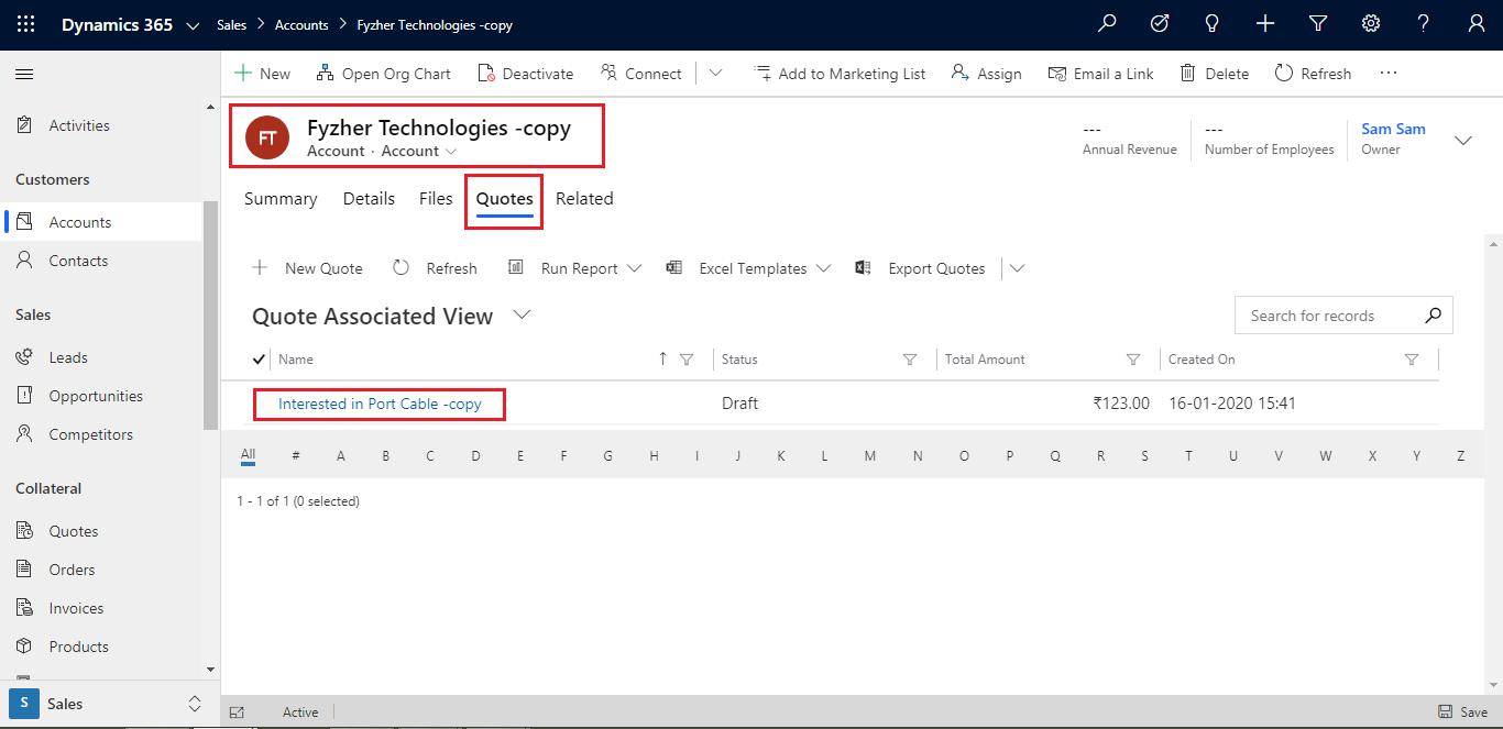 clone Dynamics 365 CRM records