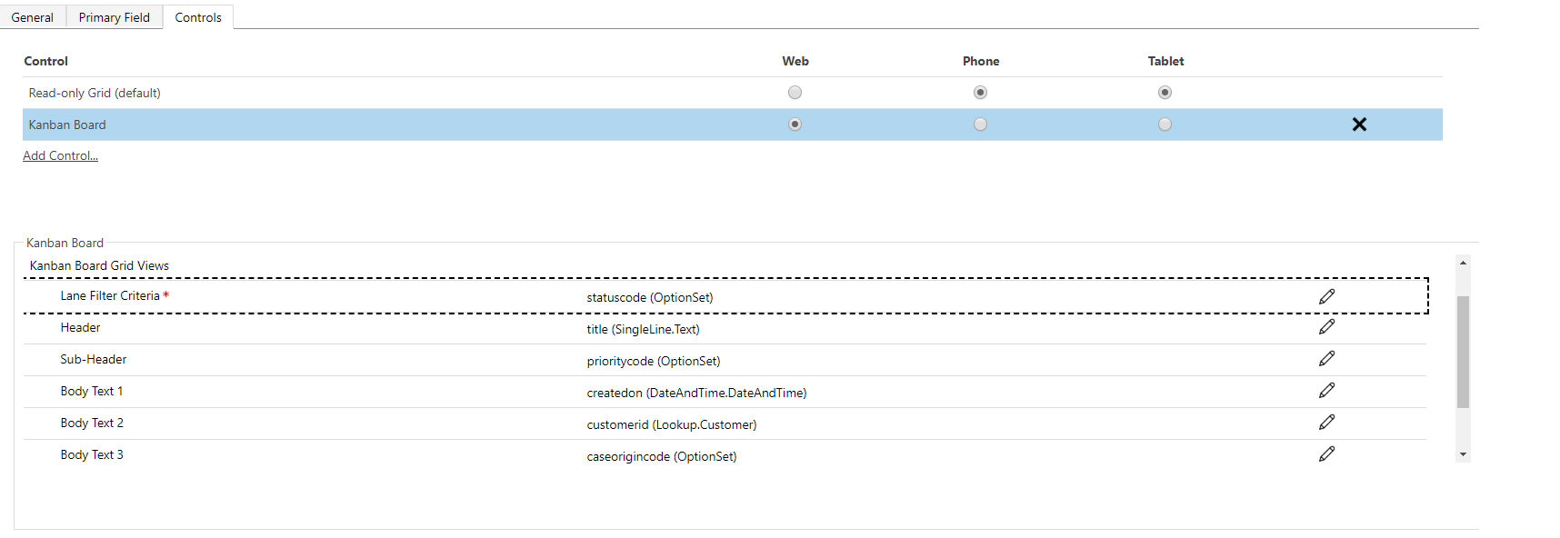 Quick access to important information in a compact card view