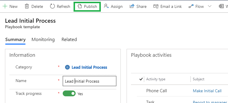 Use Playbooks in Dynamics 365 CE