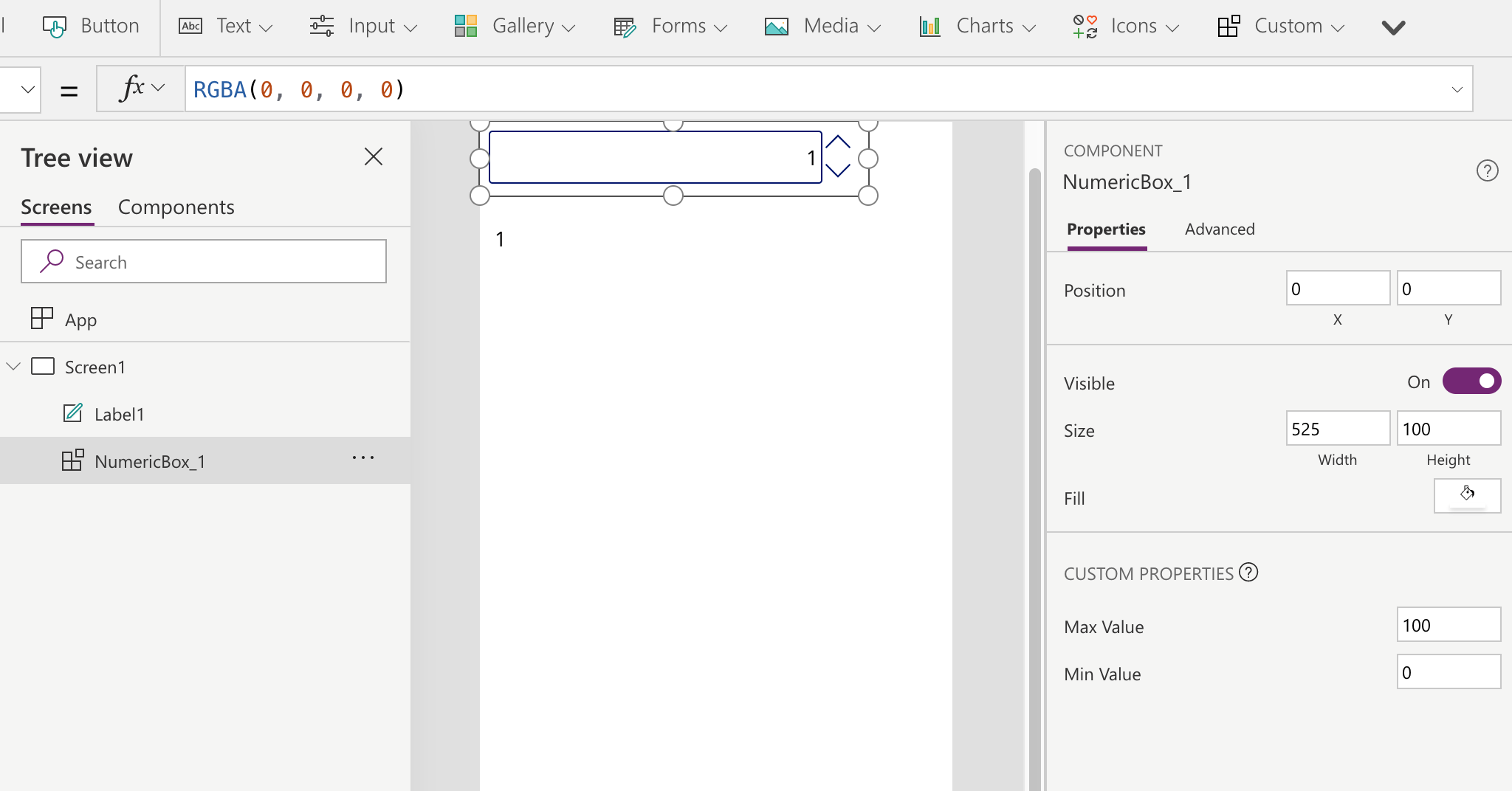 Canvas Components in PowerApps