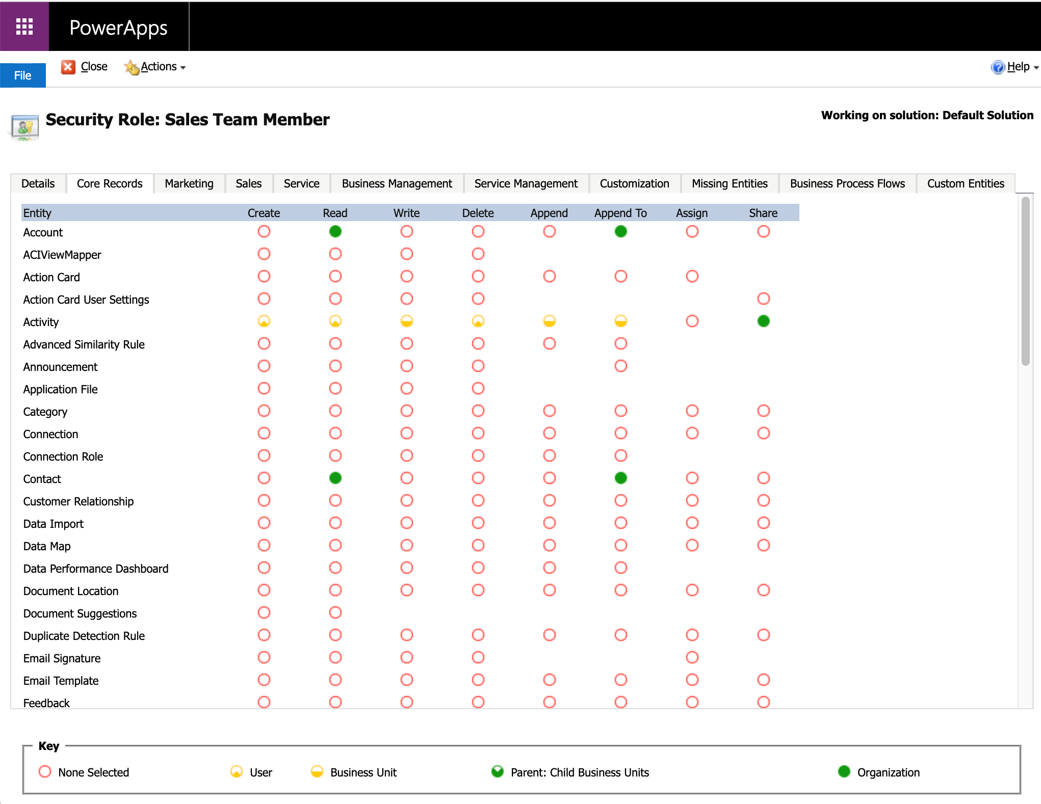 Sales Team Member App shows up in Dynamics 365 CRM