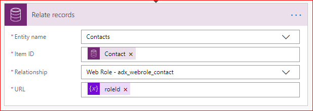 Associate and disassociate two entities