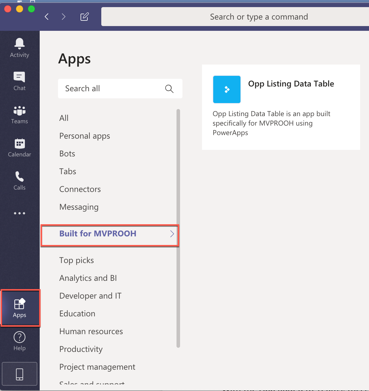 Embedding Canvas Power Apps to Microsoft Teams