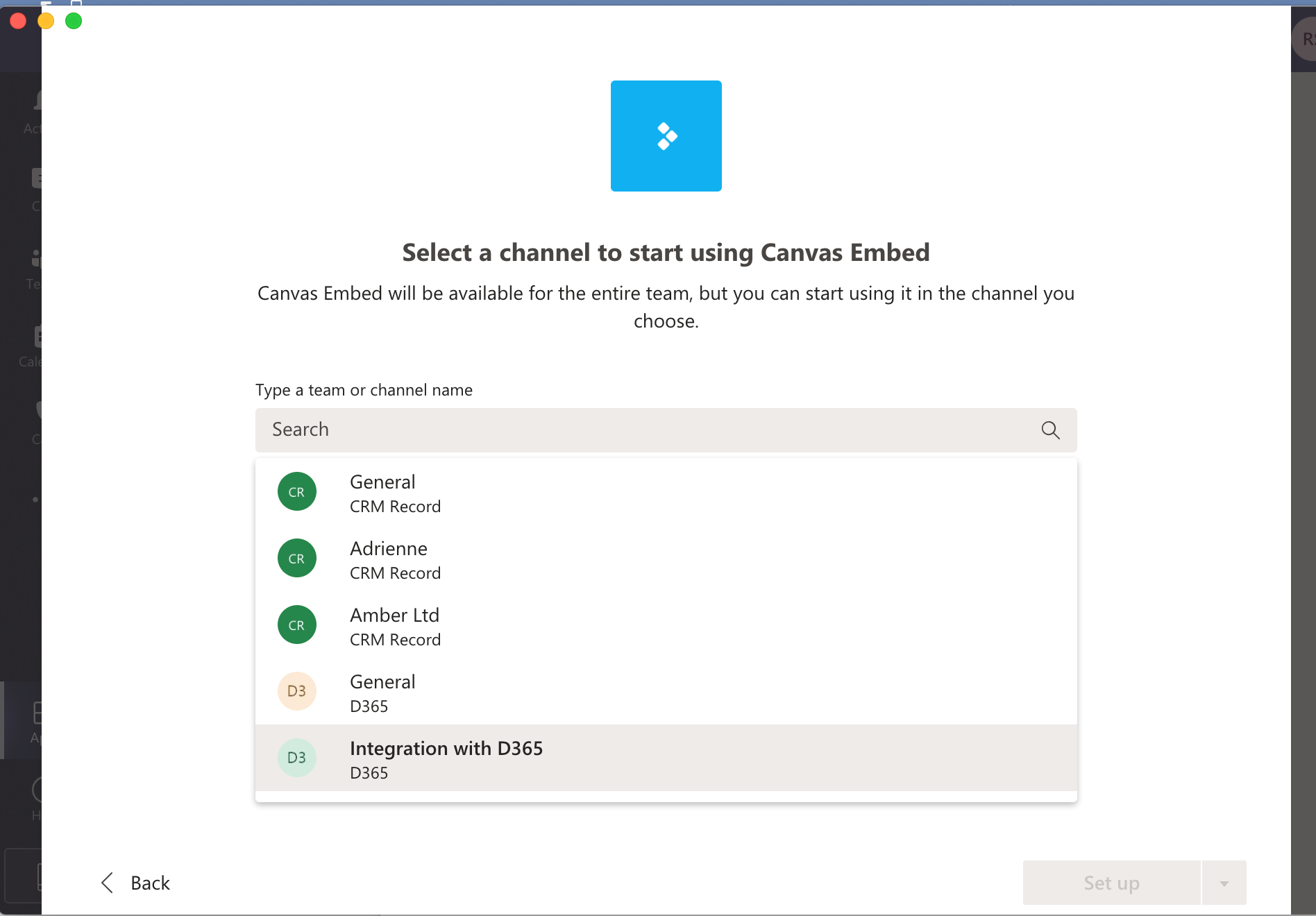 Embedding Canvas Power Apps to Microsoft Teams