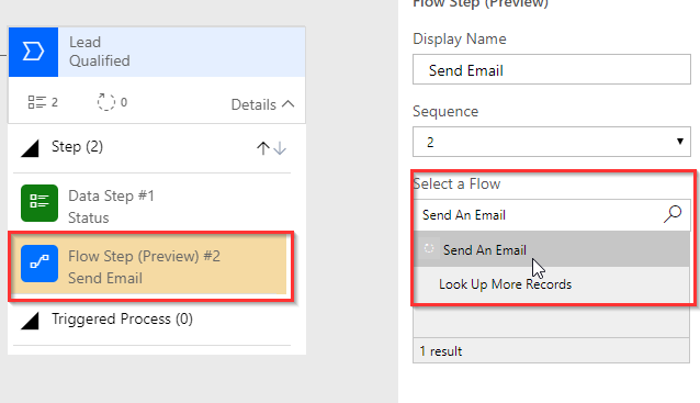 Power Automate Flows now available from within Business Process Flows