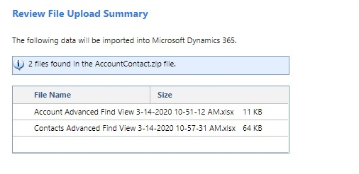 import data in Dynamics 365