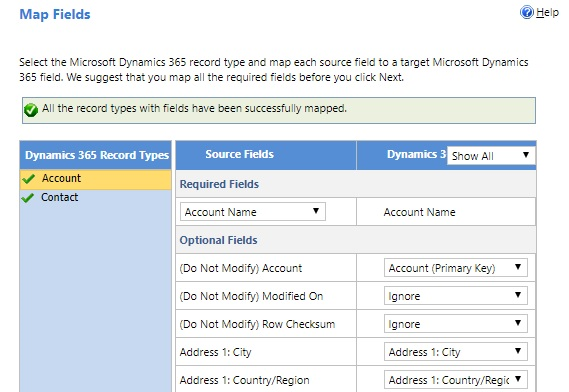 import data in Dynamics 365