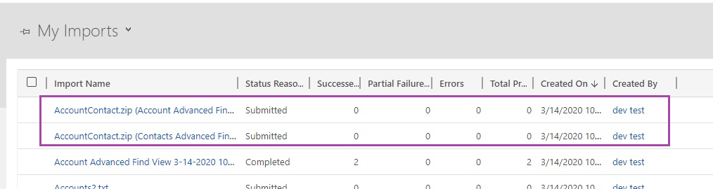 import data in Dynamics 365