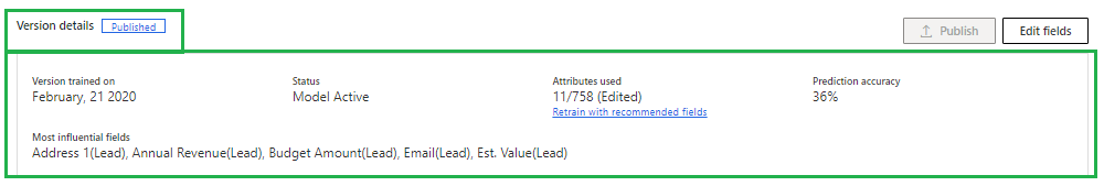 Predictive Lead and Opportunity Scoring feature