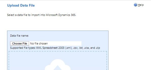 import data in Dynamics 365