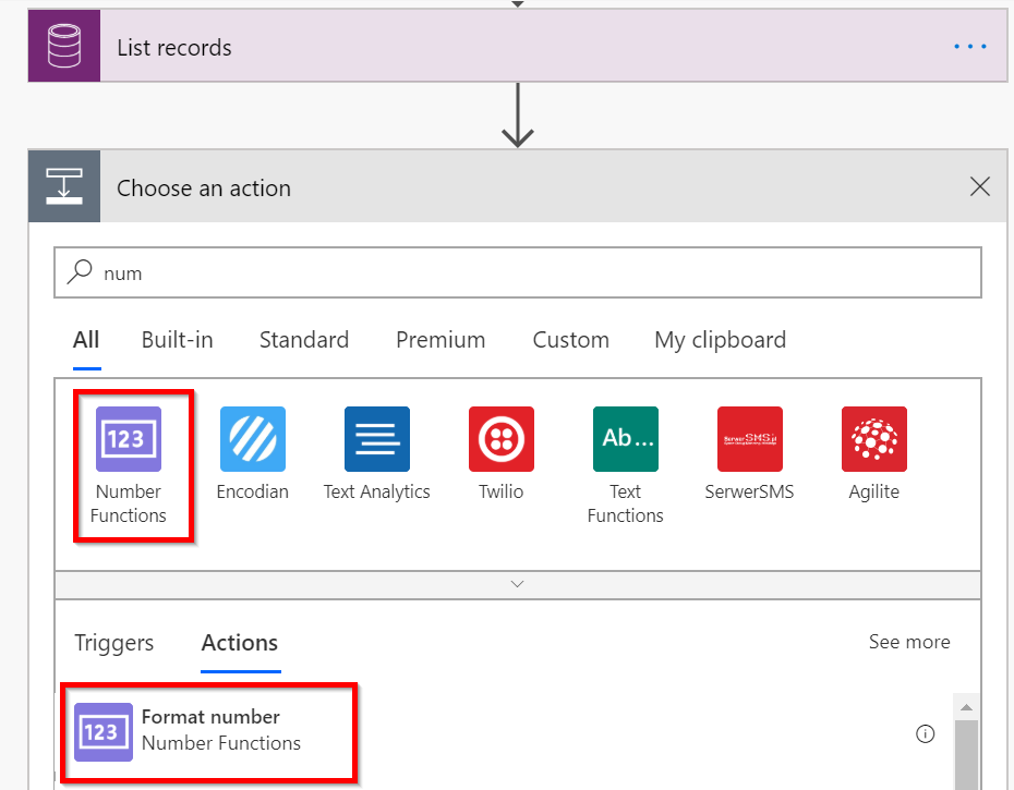 Format Number in Microsoft Power Automate