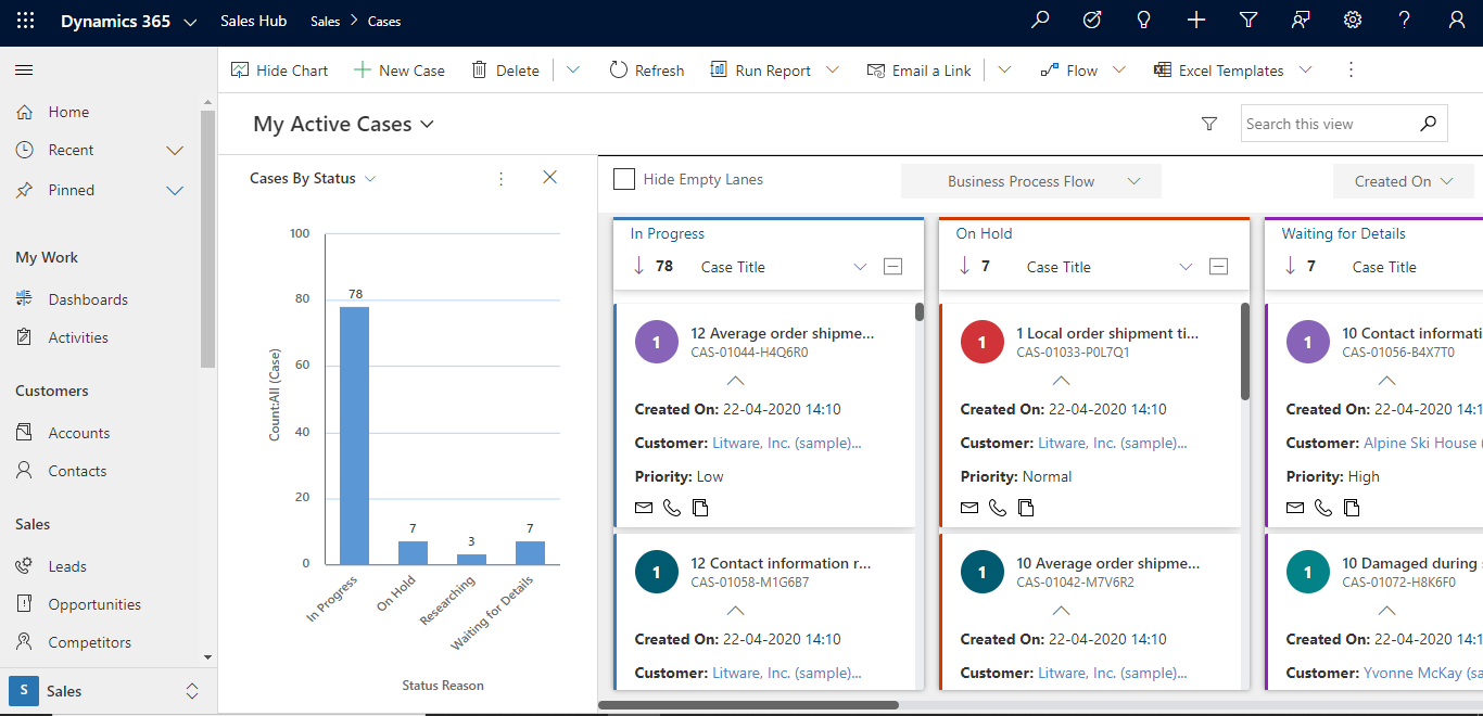 Kanban View to quickly drag and drop Dynamics 365 CRM records